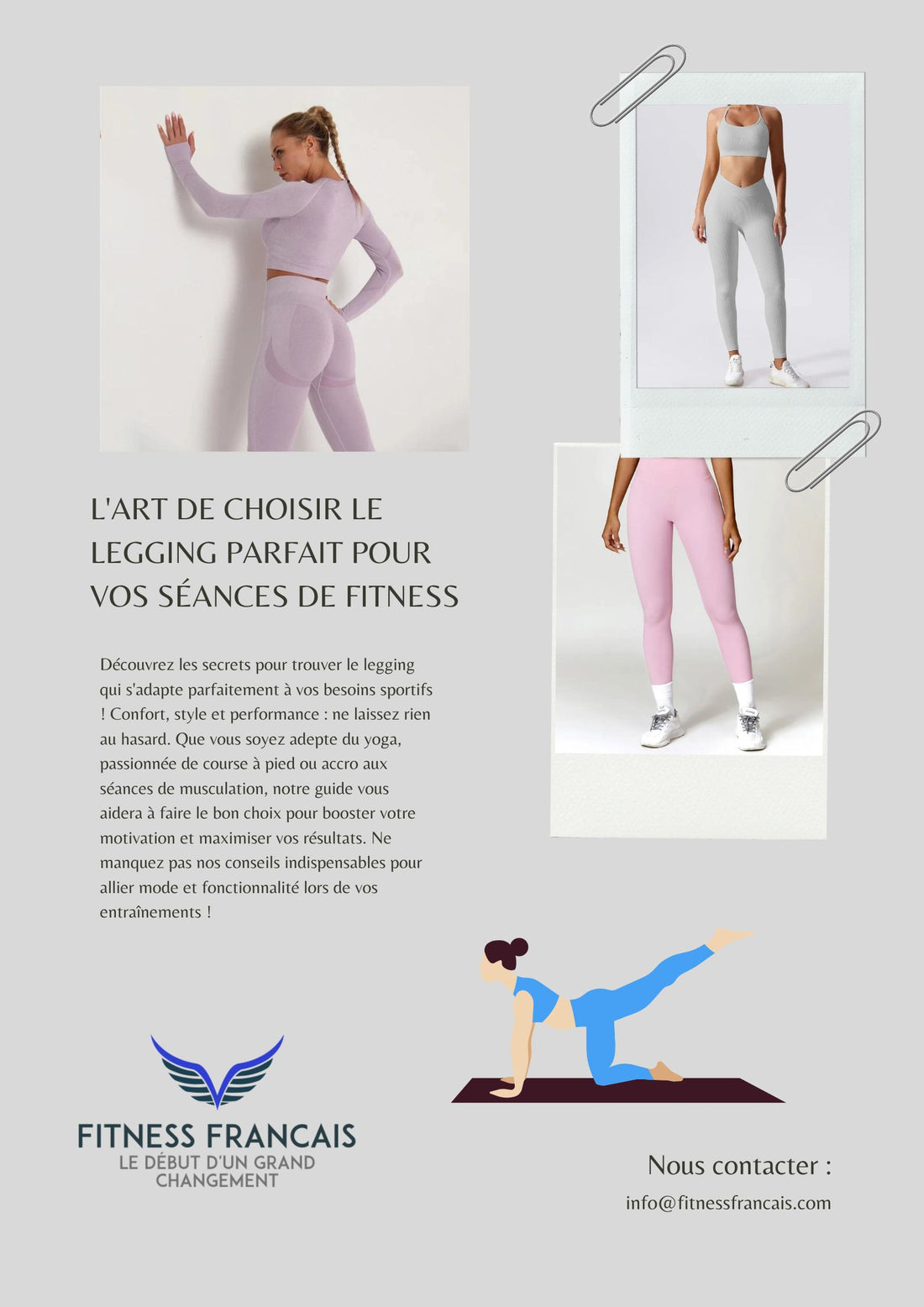 L'Art de Choisir le Legging Parfait pour Vos Séances de Fitness